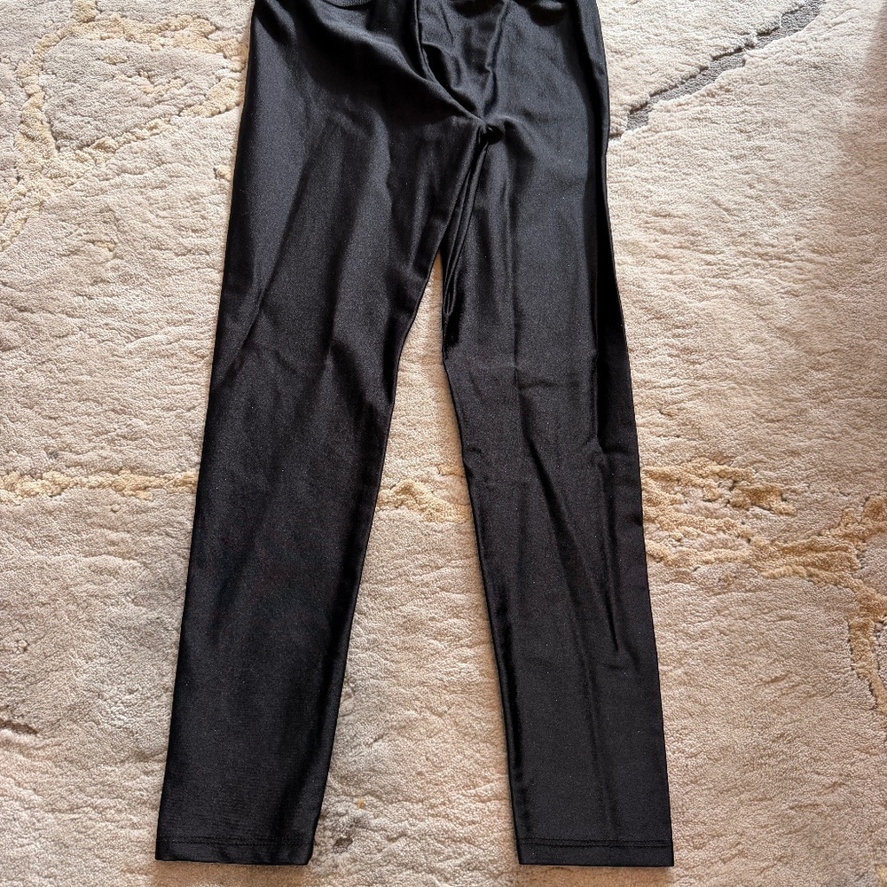 Katie J NYC Couture GIrls X-Large (7-14 Girls) Sparkle Black Leggings